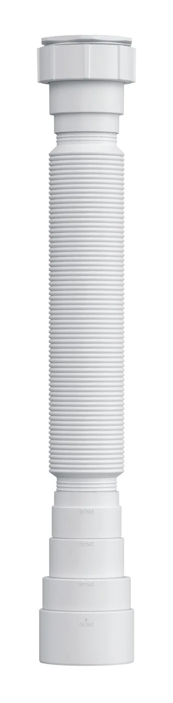 Sifão Sanfonado PVC DN 38/50 mm com Adaptador Herc