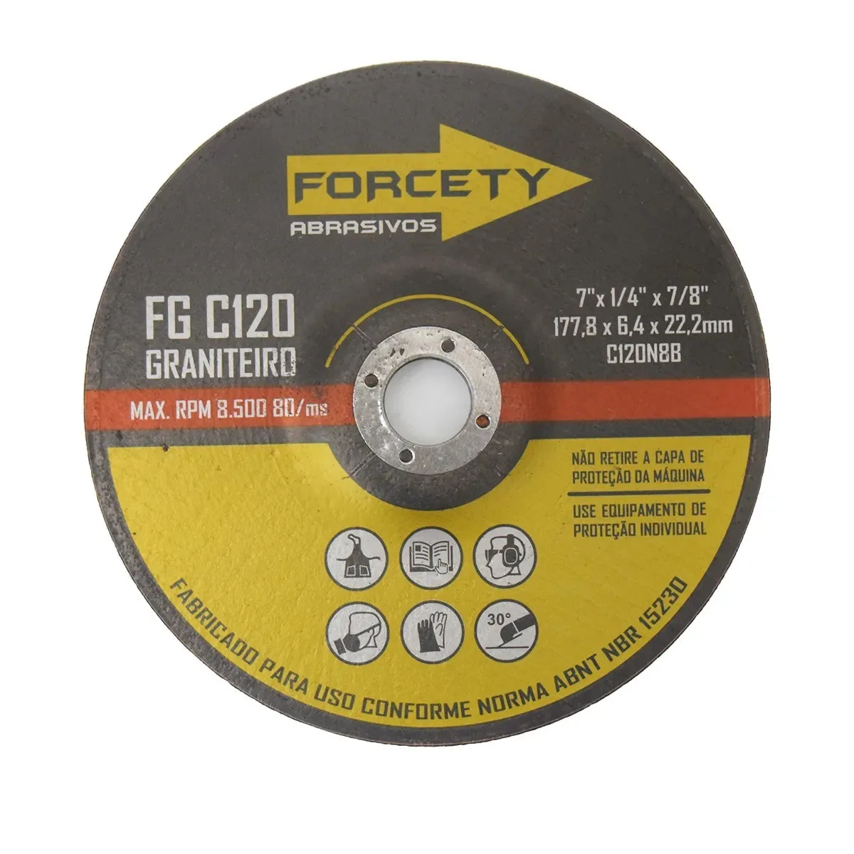 Disco de Desbaste 7" Forcety