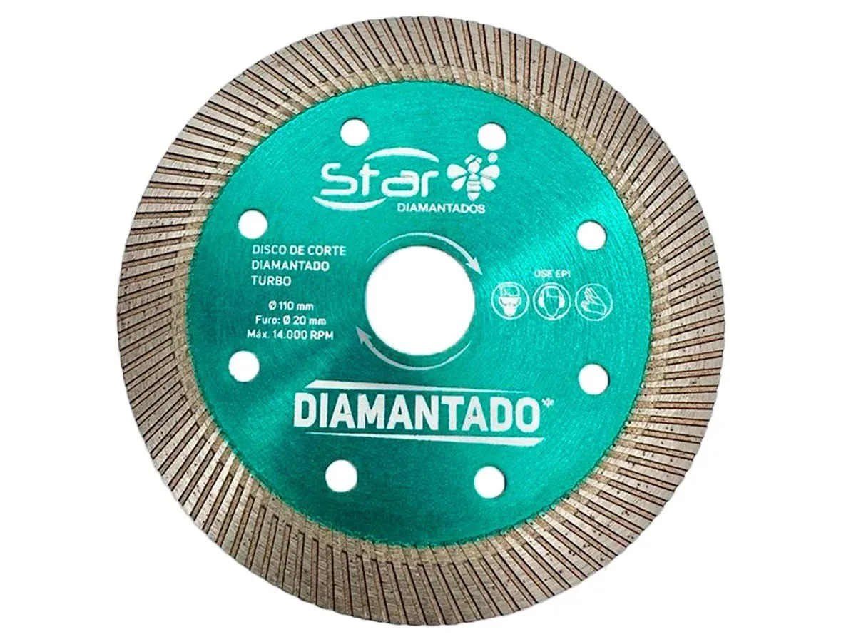 Disco para Ultracompacto Extra Fino Verde 110x13x1,2 Star
