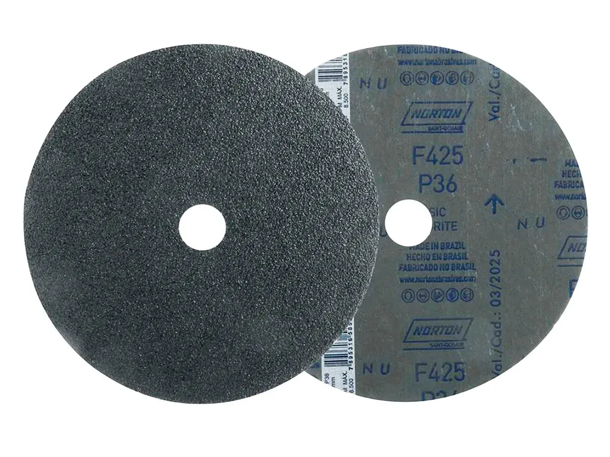 Disco de Lixa de Fibra Durite F425 180x22 mm Norton