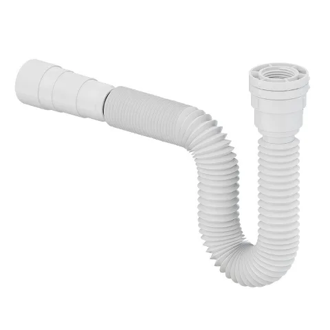 Sifão Sanfonado Plástico DN 38/50 mm Multiuso Branco Tigre