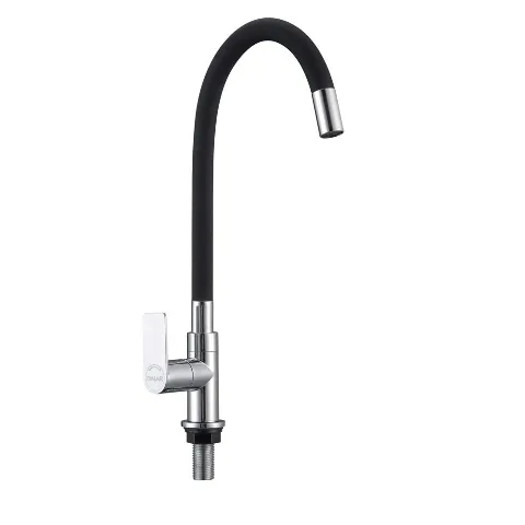Torneira de Cozinha Aço de Mesa Bica Móvel Flexível Dimar