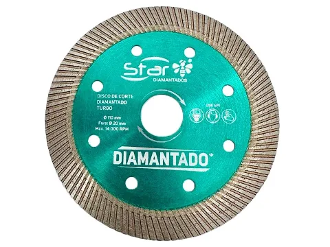Disco para Ultracompacto Extra Fino Verde 110x13x1,2 Star