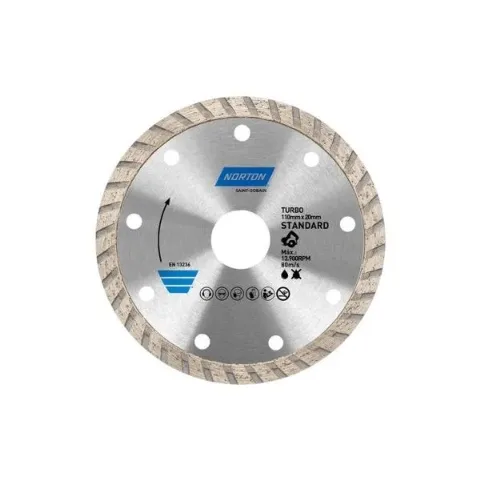 Disco Turbo Standard Cinza 110x20 mm Norton