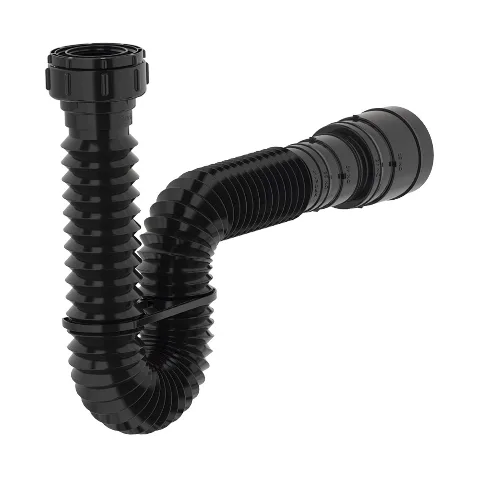 Sifão Sanfonado Plástico DN 38/50 mm Preto Censi